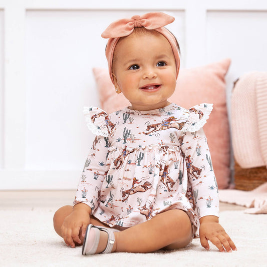 Prairie Princess Baby Girl Western Bamboo Bodysuit