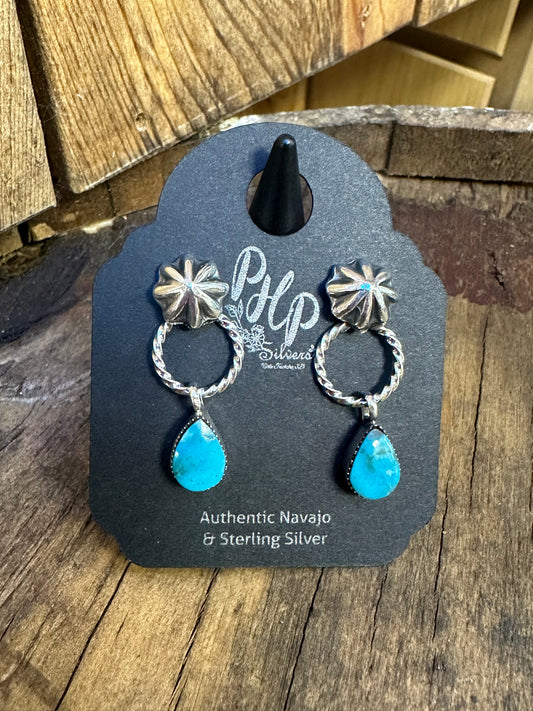 KINGMAN STAR STUD W/SM HOOP W/STONE