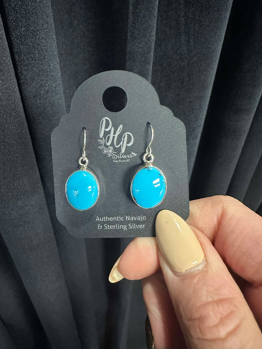 Kingman oval earring