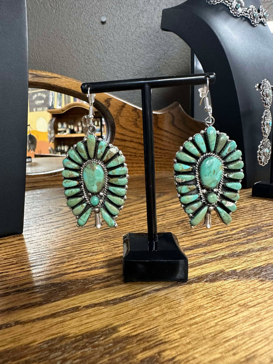 Sonoran Gold Turquoise Petit Point Earrings