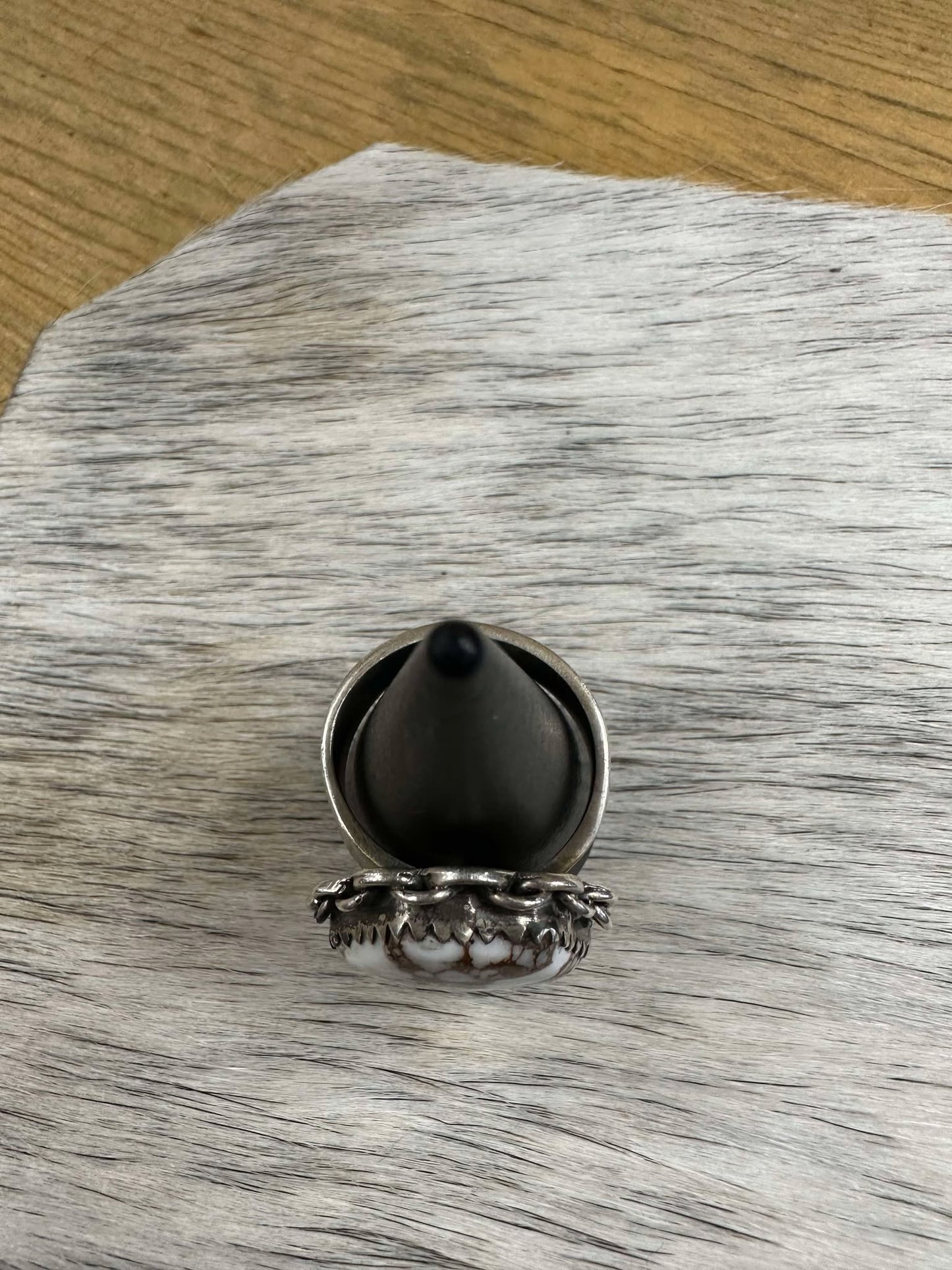 Wild Horse Adjustable Round Ring