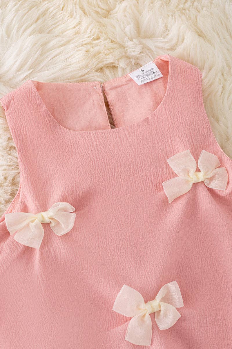 Coquette bow bubble dress