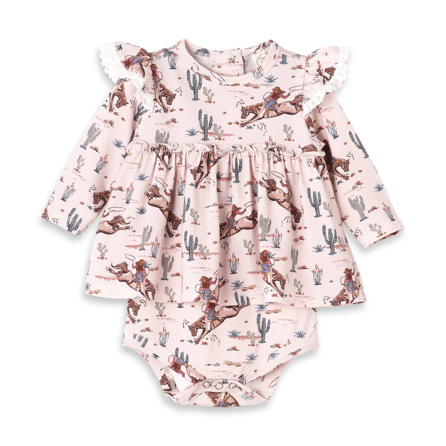 Prairie Princess Baby Girl Western Bamboo Bodysuit