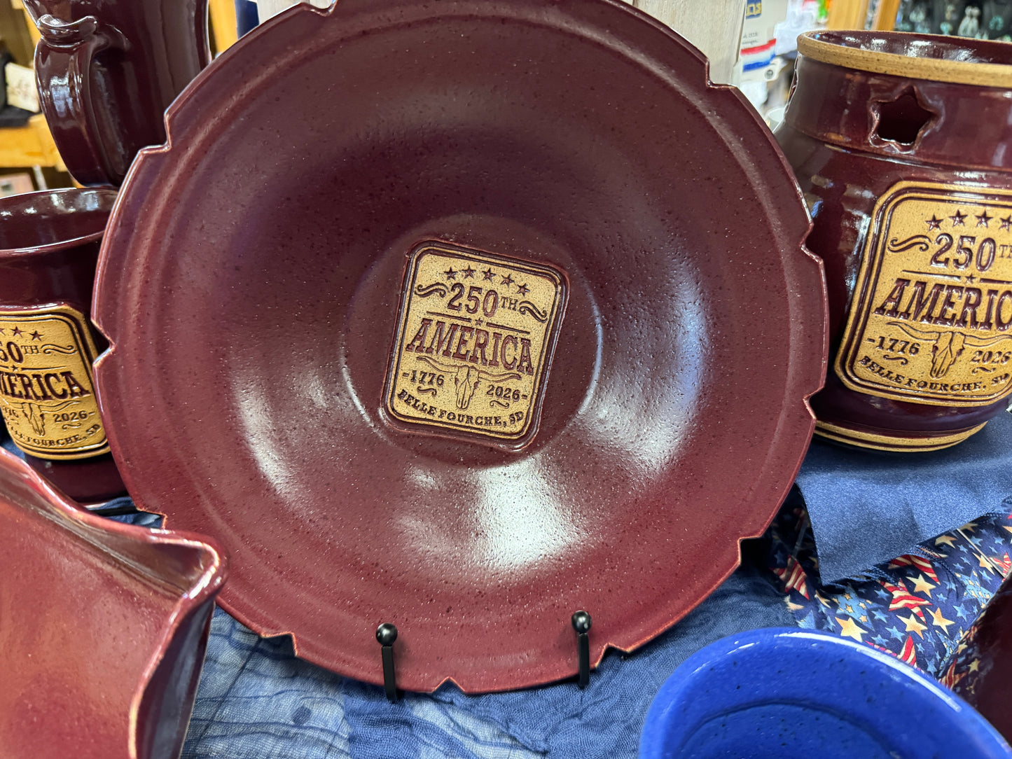 POTTERY COMMEMORATIVE BOWL