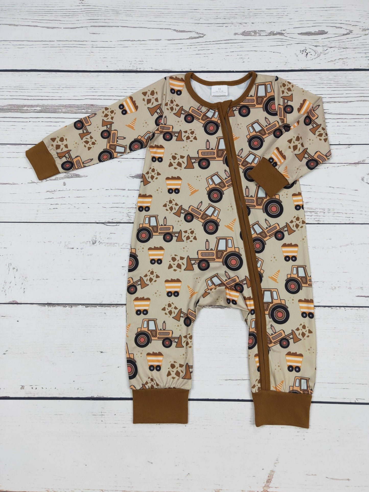 Brown Engineering Vehicles Zip Sleeper