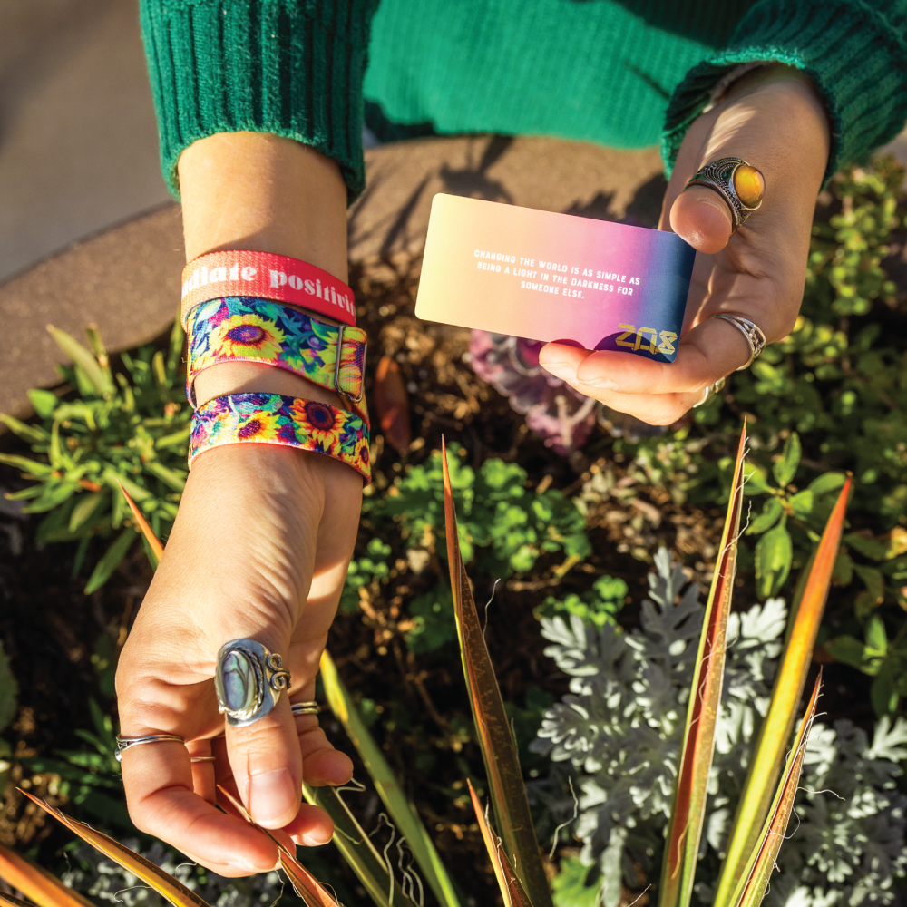 Radiate Positivity Interactive Affirmation Bracelet