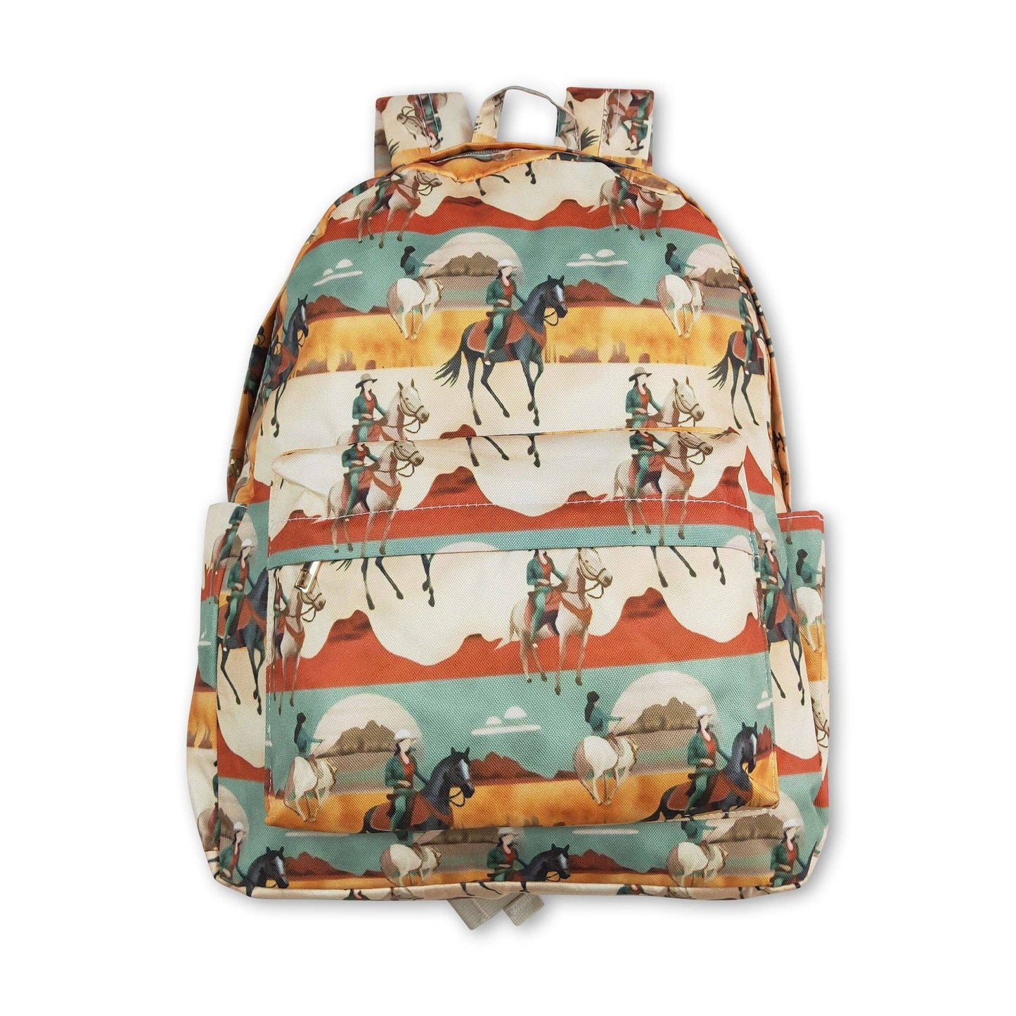 Cowgirl horse & rodeo western kids backpack