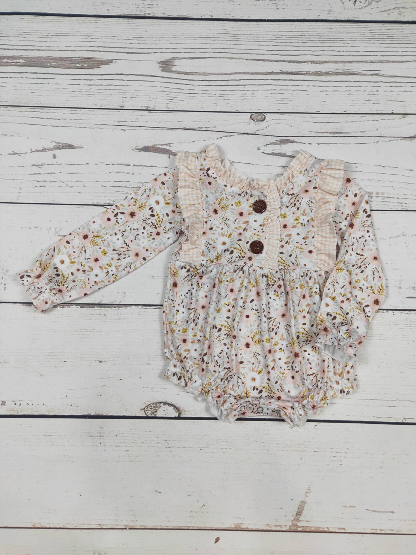 Baby Flower Bubble Onesie
