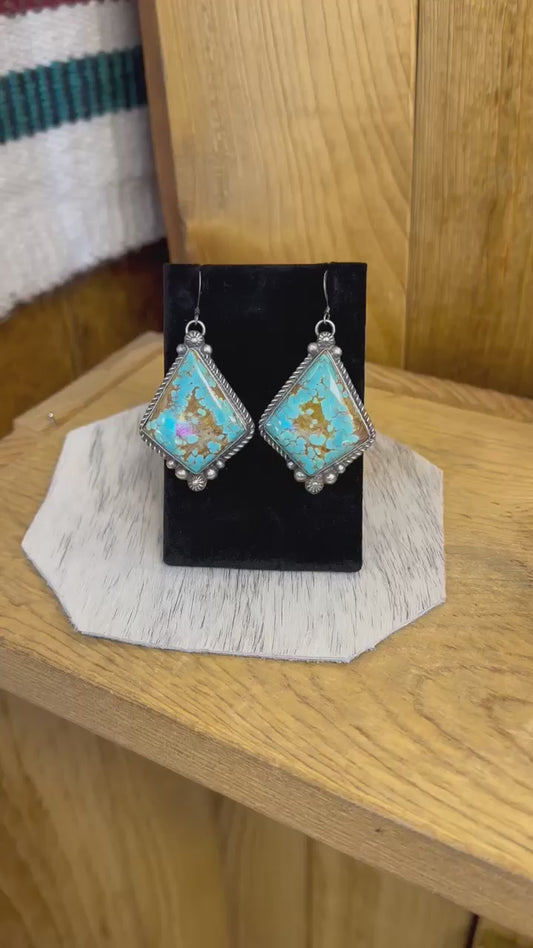 #8 Turquoise Dangle Earrings