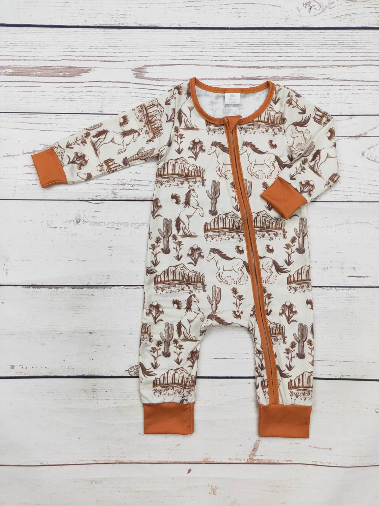 Baby Zip Sleeper "Western Rodeo"