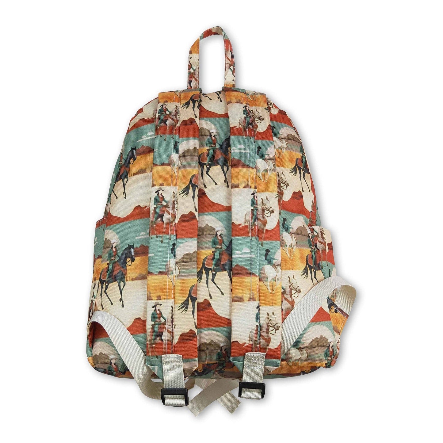 Cowgirl horse & rodeo western kids backpack