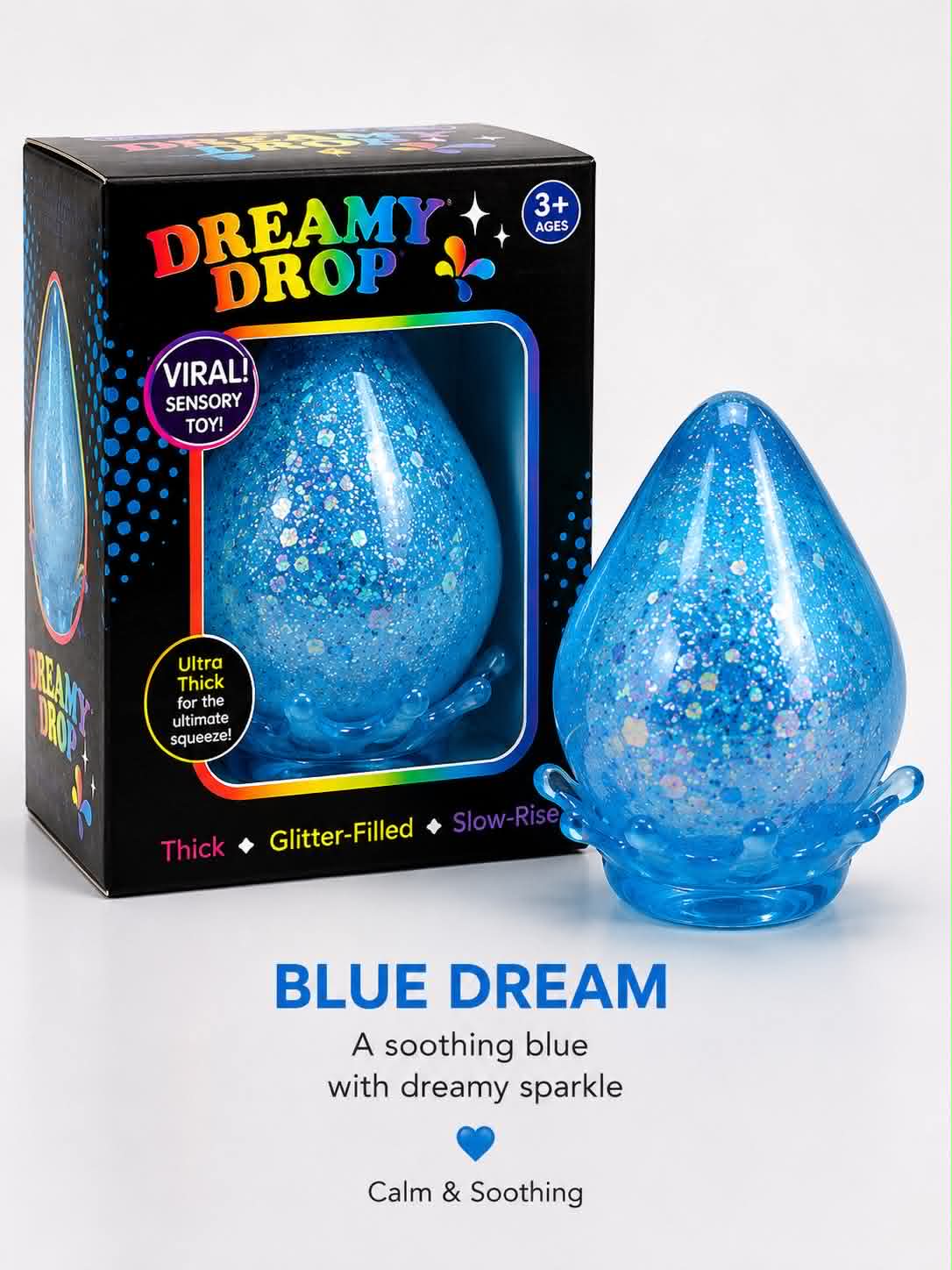 Dreamy Drop Squishy Viral Sensory Toy - Blue Dream ETA JUL 9