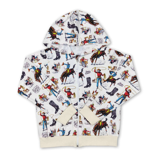 Rodeo kids western hooded jacket