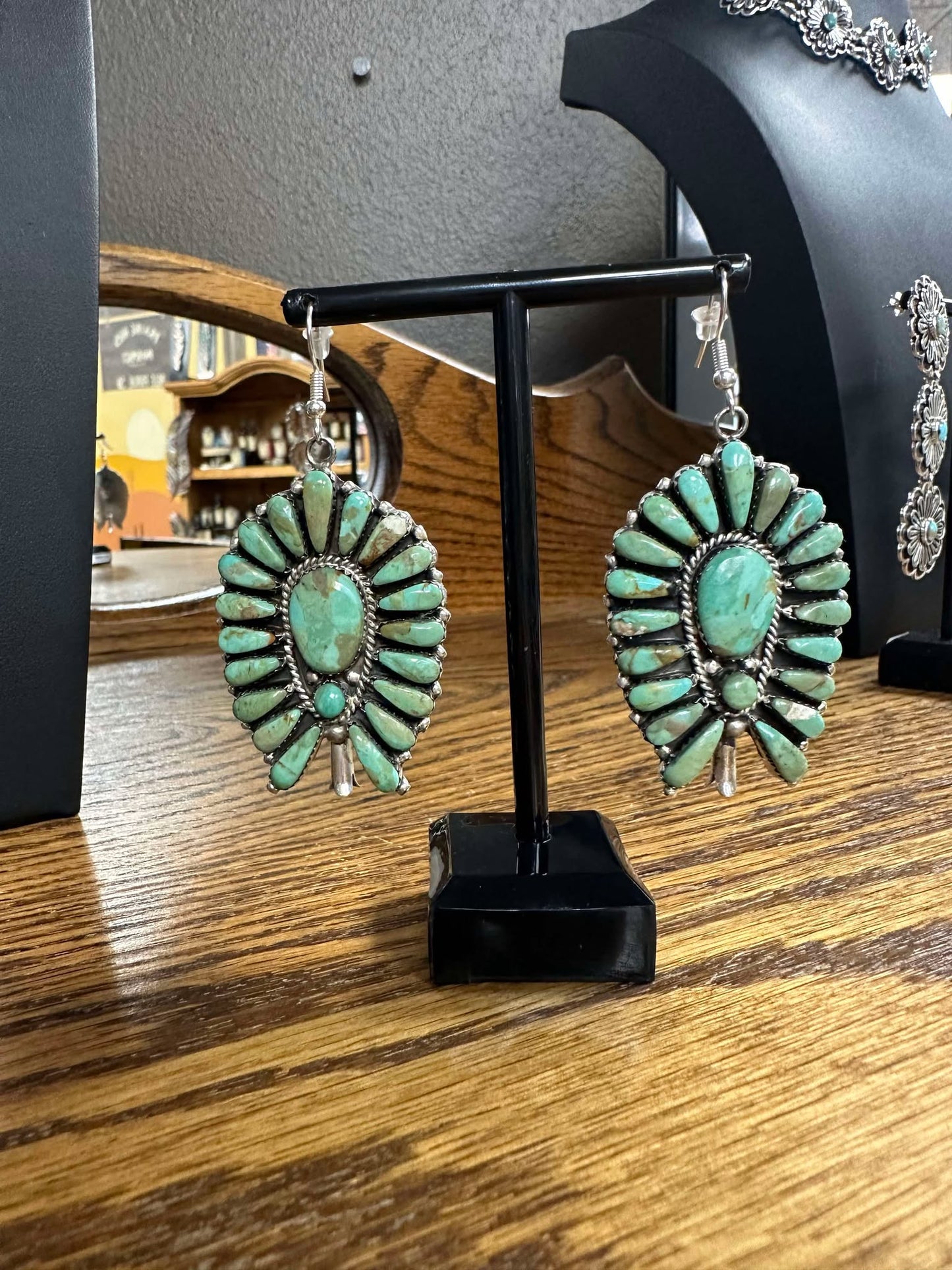 Sonoran Gold Turquoise Petit Point Earrings