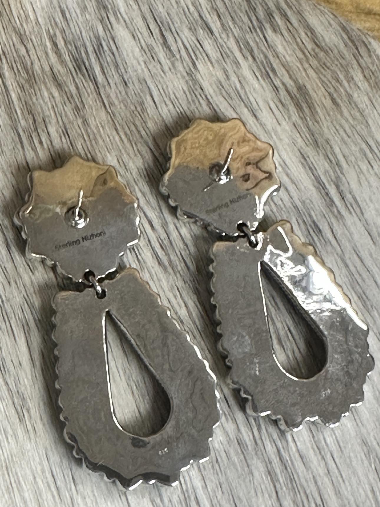 Royston Flower Drop Dangle Earrings