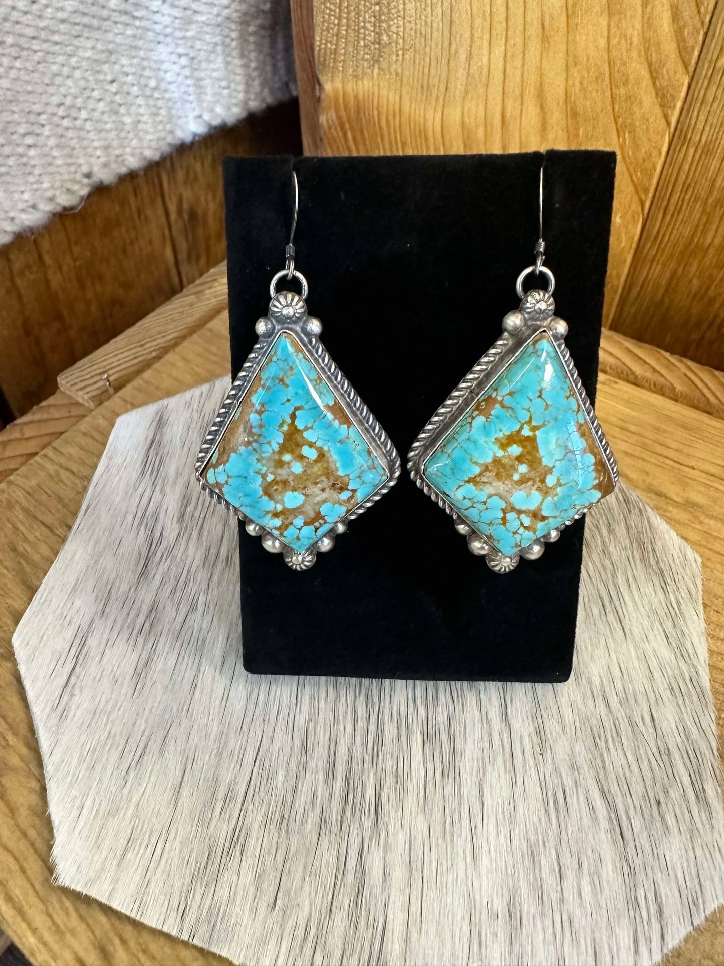 #8 Turquoise Dangle Earrings