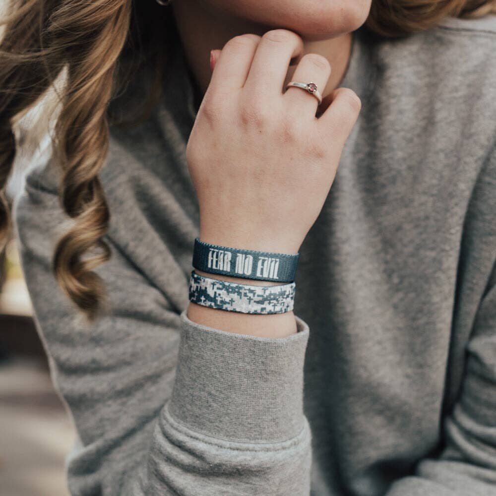 Fear No Evil Bible Verse Bracelet
