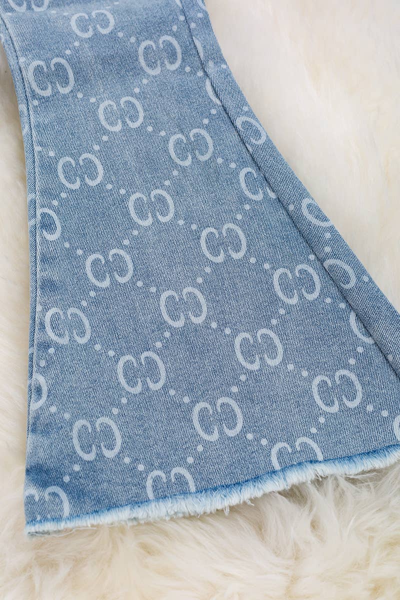 CC LT. BLUE BOOTCUT DENIM PANTS