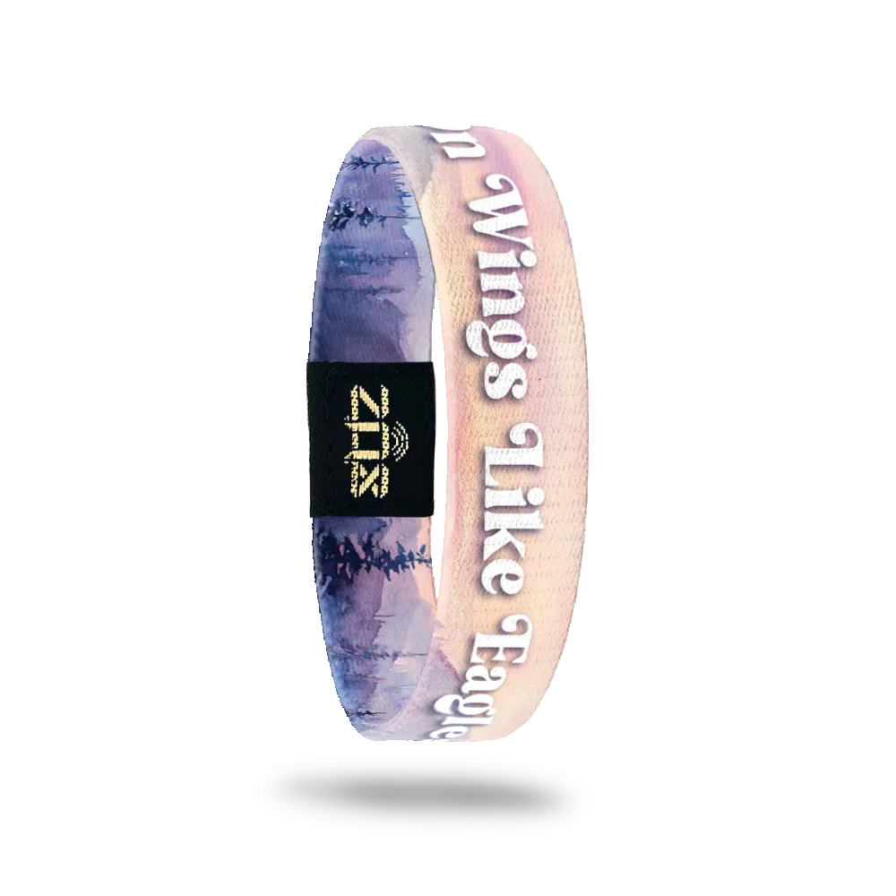 On Wings Like Eagles Bible Verse Bracelet