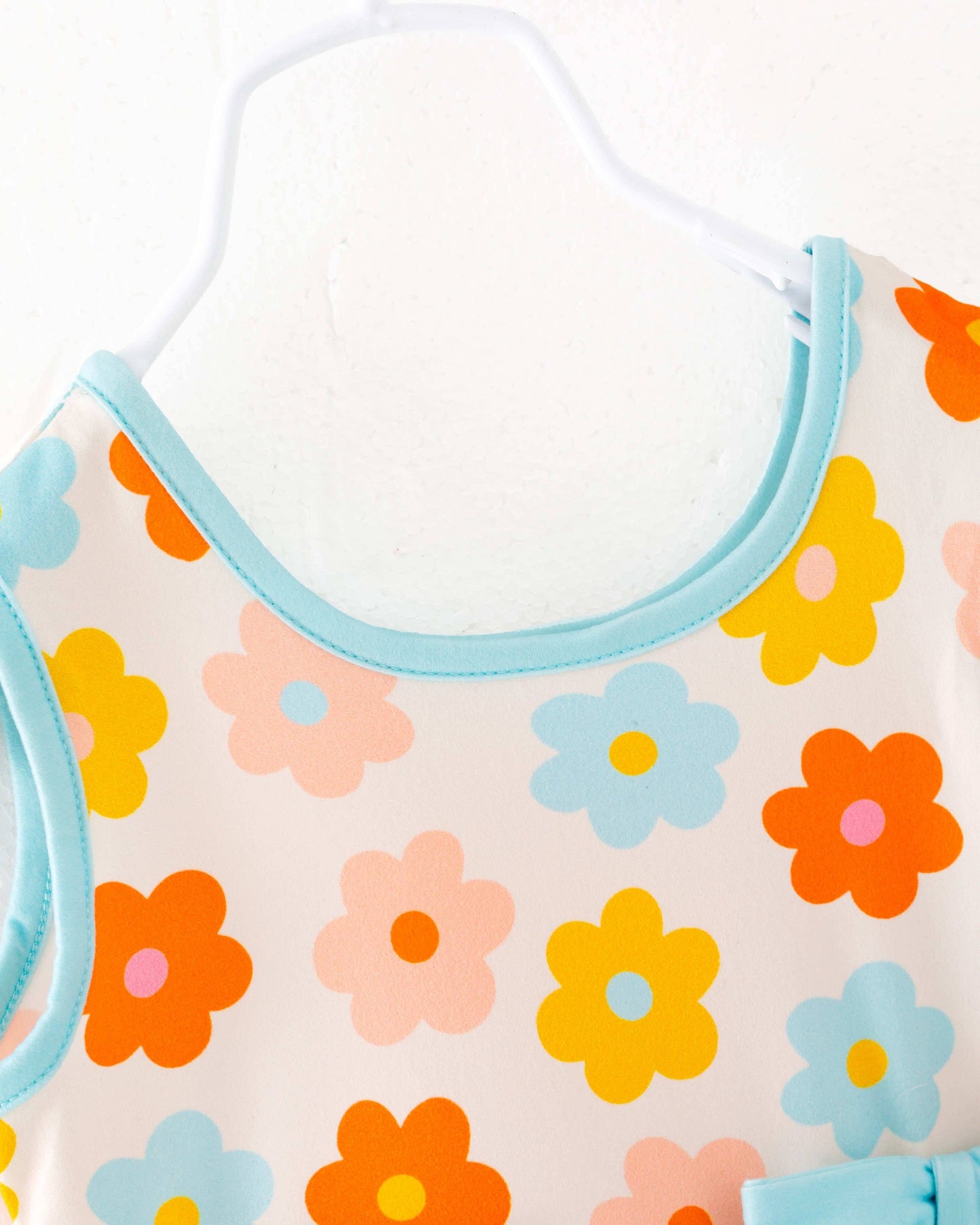 Multicolor Retro Flower Dress