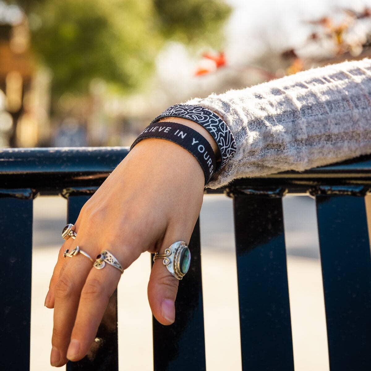 Believe In Yourself Interactive Affirmation Bracelet