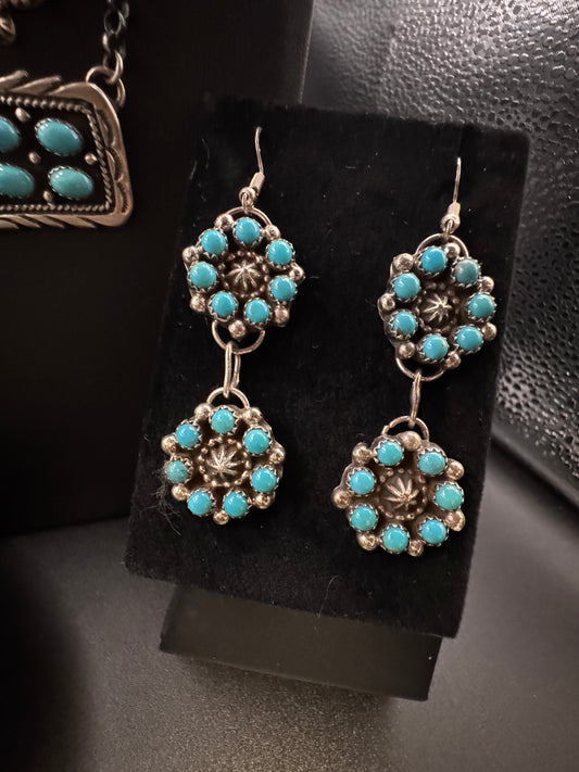 EARRING-KINGMAN TURQUOISE