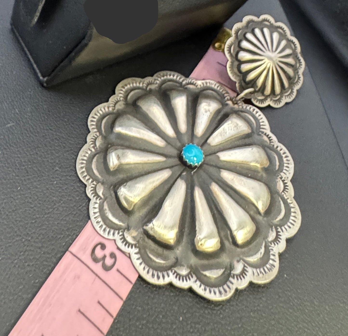 Silver Starburst Stud Dangles