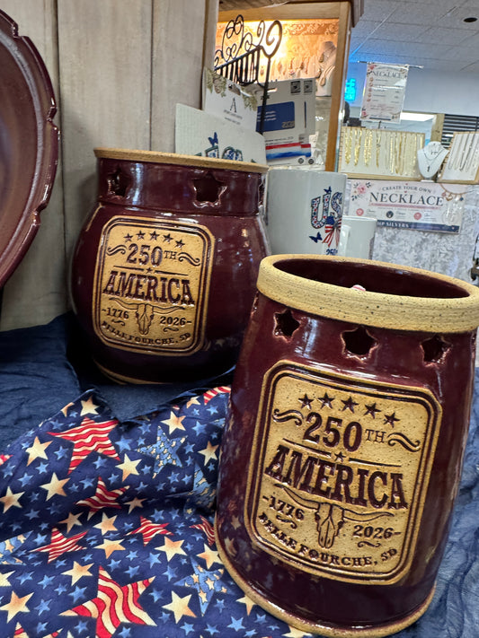 POTTERY COMMEMORATIVE VASE