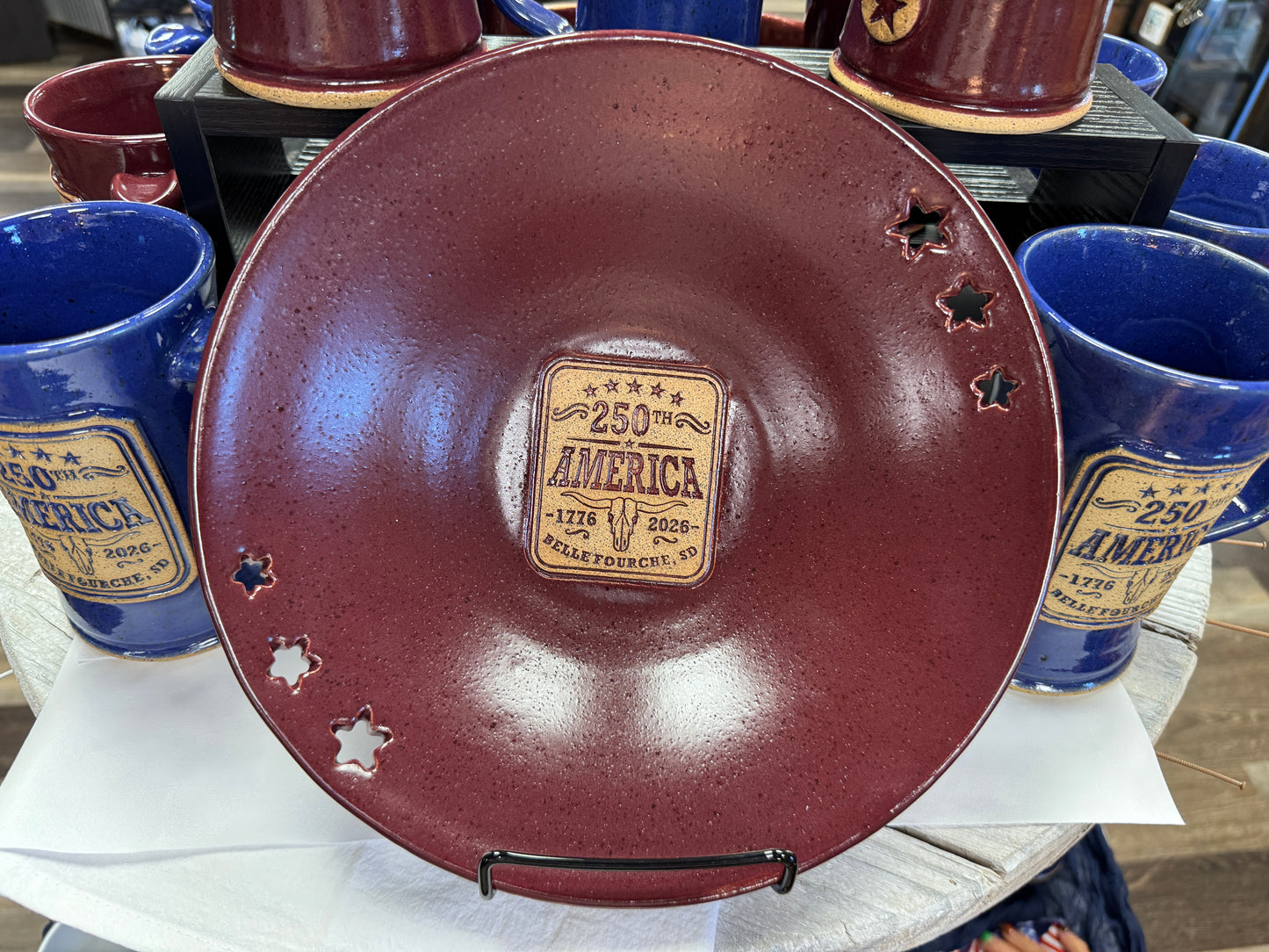POTTERY COMMEMORATIVE BOWL