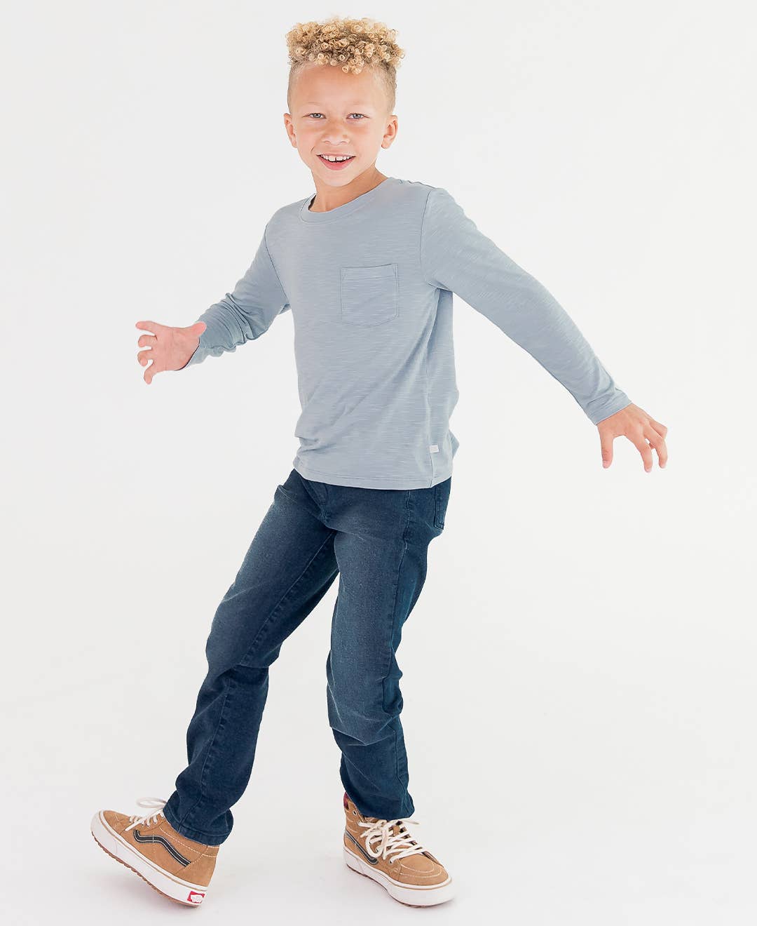 Boys Medium Wash Denim Jeans