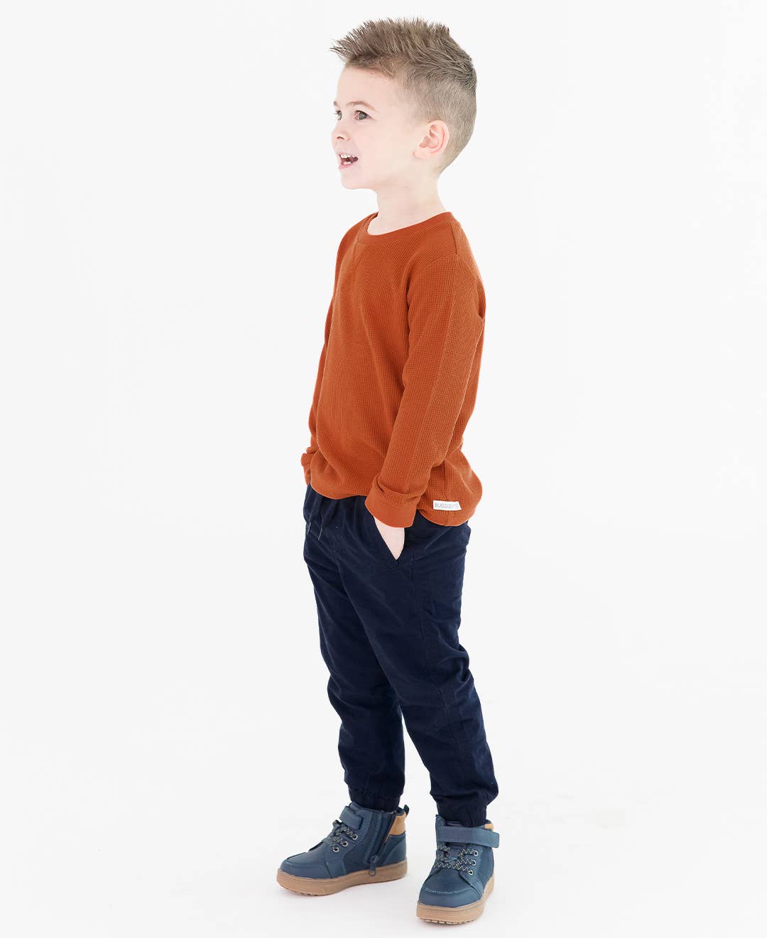Boys Navy Jogger Pants