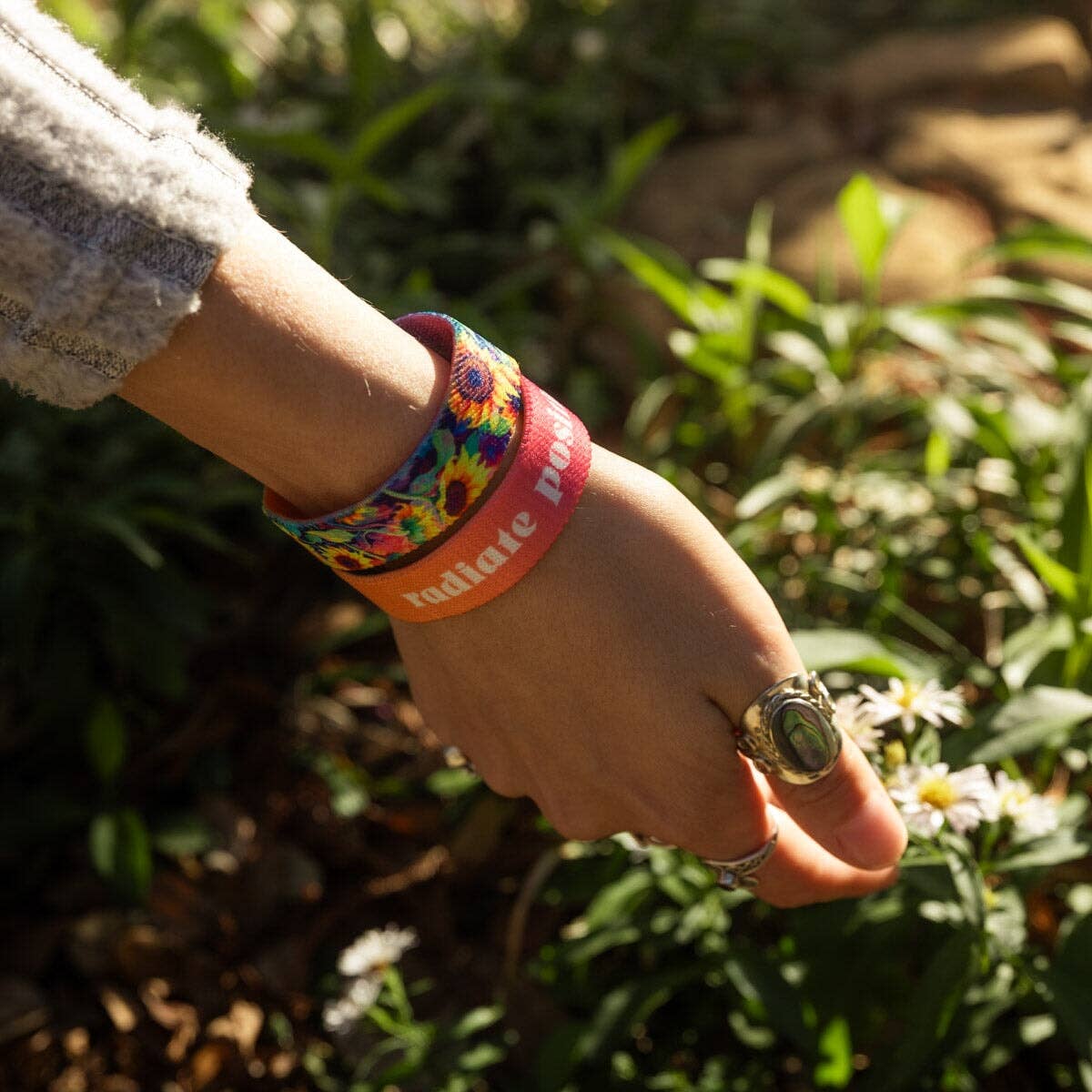Radiate Positivity Interactive Affirmation Bracelet