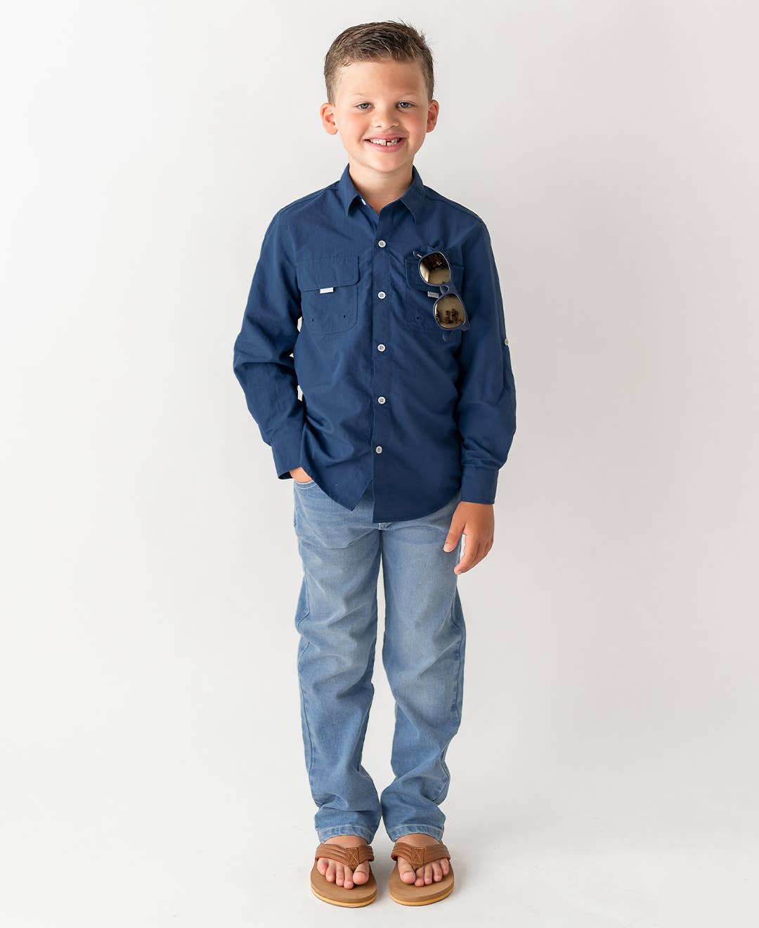 Boys Light Wash Denim Jeans