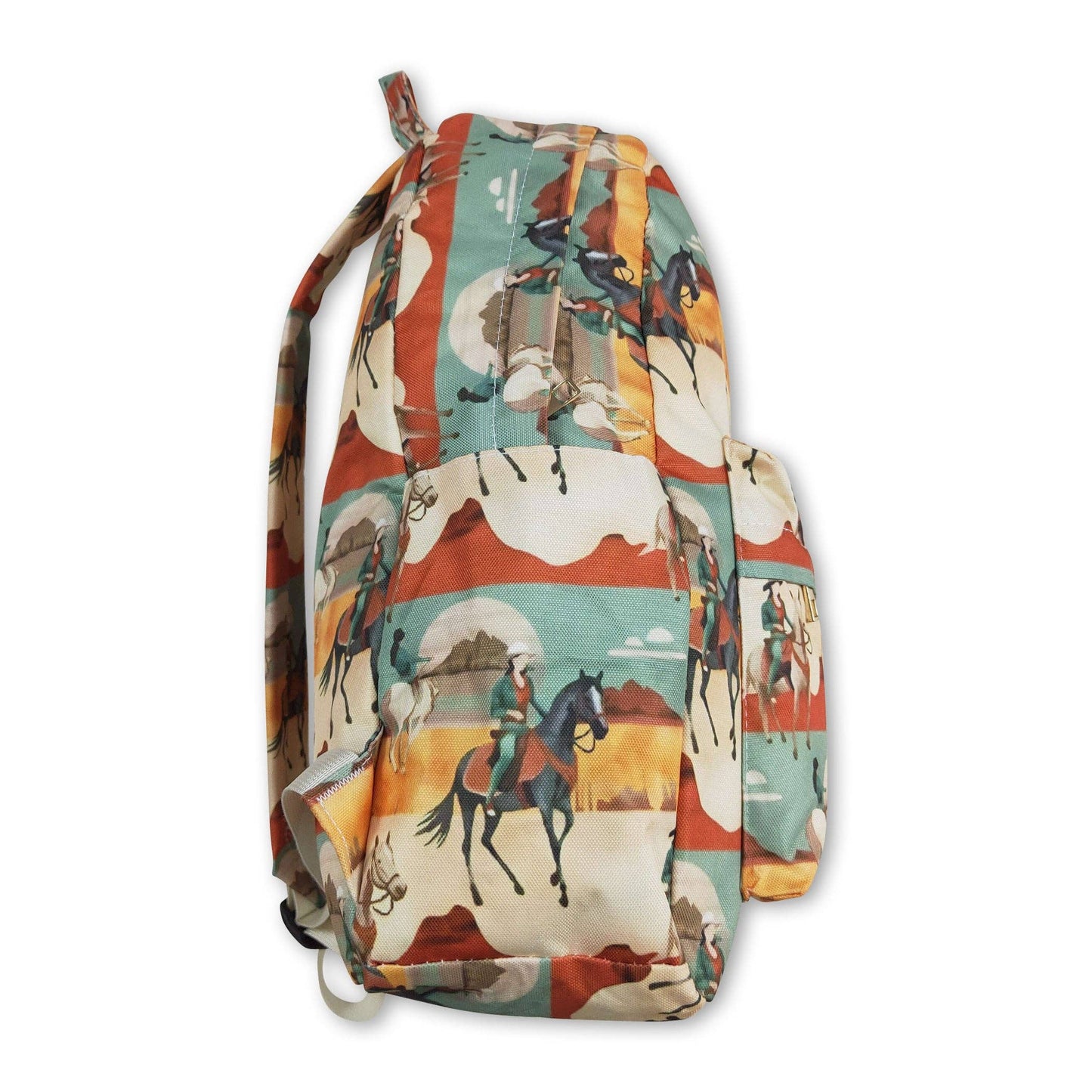 Cowgirl horse & rodeo western kids backpack